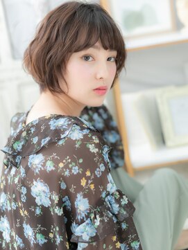 モッズヘア 越谷(mod's hair) ★ダークグレージュカラーレトロガーリーボブ10代20代30代★9