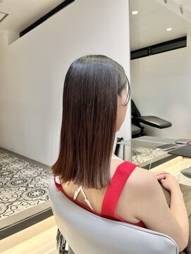 ラミ(L'ami) 切りっぱなしボブ大人可愛い20代30代40代