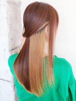 オートゥール(hair room Auteur)&nbsp;髪質改善トリートメント大人かわいいストレートインナーカラー