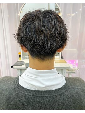 エトネ ヘアーサロン 仙台駅前(eTONe hair salon) 刈り上げマッシュ×波巻きスパイラルパーマ