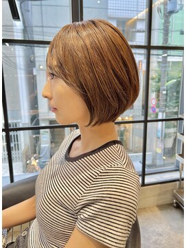 トイロ 自由が丘(Toiro) 乾かすだけでまとまる前下がりボブ