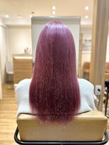 アロマヘアルーム 横浜店(AROMA hair room)&nbsp;ニュアンスカラーカシスレッドハイトーンカラー/横浜/横浜西口