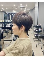 ハルキ ミナト ジャパン オオサカ(HARUKI MINATO japan OSAKA)&nbsp;40代50代小顔似合わせカットくびレイヤーエモージュ大人可愛い