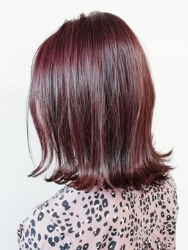 リコラックスビー 中百舌鳥(LICO LUXBE) 外はねボブ_ラベンダーグレージュ