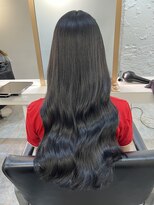 ブレンド 渋谷(BLend)&nbsp;縮毛矯正.レイヤーカット.ブルーブラック.髪質改善. ヘアカラー