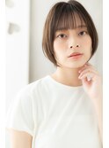 シースルーバングひし形ショートマッシュボブZ浦和20代30代40代