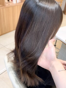 シュヴー 浦安店(CHEVEUX) 7トーン グレージュ レイヤーカット 髪質改善