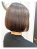 【光にキラメク!サラツヤにしたい人カラー】+【カット】+超音波ナノTR