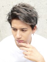 ローウェ バイ フィフス 立川メンズサロン(Louwe by fifth)&nbsp;スパイキーショートカットビジネスヘア短髪ツイストパーマヘア