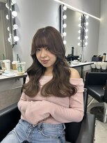 ラフィット 香椎(lafit) 韓国風ヨシンモリレイヤーカット透明感ブラウン