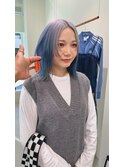 美縮毛矯正ブリーチ髪質改善ふわふわ柔らかいダブルカラー30代40