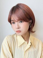 アグ ヘアー ダリア 喜多方店(Agu hair dahlia)&nbsp;《Agu》耳かけショートボブ×numberA.ケアオイルスリーク