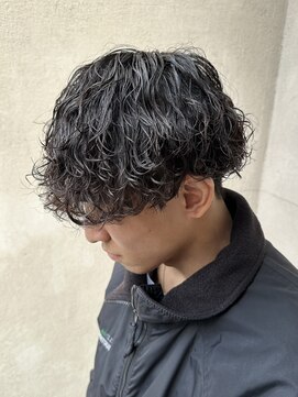 インフィニティー infinity HAIR SPACE BLOOM 波巻きパーマ/メンズパーマ/メンズマッシュ