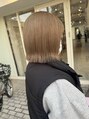 アエル 川西能勢口本店(aeru)&nbsp;ハイトーンカラーもぜひ☆ボブとの相性抜群♪
