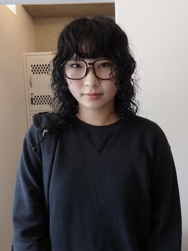 アンフェインド02(UNFEIGNED 02) 黒髪カタログ/クラゲヘアー/オリーブグレー/伏見/栄