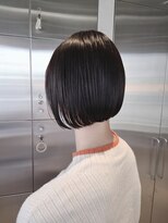 オーガニック リブ 川越(organic+live)&nbsp;20代30代ミニボブココアブラウン小顔美肌ストレート丸み