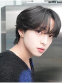 シースルーマッシュダウンパーマ韓国マッシュニュアンスパーマ