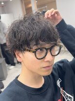 ラヴィズム 小新店(LUVISM)&nbsp;ツイストスパイラルパーマ波巻きシャドウ毛流れパーマ刈り上げ