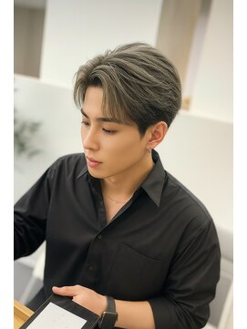 ヌードルバイコア(noodle by CoRe.gn) バレイヤージュセンターパート韓国風