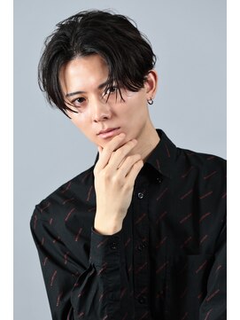 リップス 心斎橋(LIPPS) 【シースルーバング】メンズセンターパート