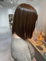 2195ヘアー 世田谷代田(2195hair)&nbsp;地毛風カラー/ショコラブラウン/地毛風ストレート/髪質改善UP