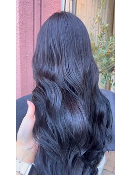艶髪/ロングレイヤー/黒髪ロング