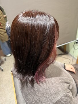 *ボブ*インナーカラー*