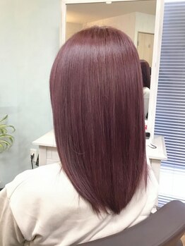 スタジオエムズ 稲毛海岸店(Studio M’s)の写真/３０代以上の方対象のカラー「エイジングケアカラー」で脱年齢髪。若い毛髪頭皮を保つ高品質カラー。