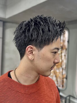 ニコ トウキョウ ロジック(nico TOKYO Logic) 刈り上げアップバングスパイキーショートパーマスパイラルパーマ