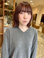 ロプート(Loput)&nbsp;レイヤーボブ×ピンクブラウン