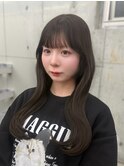 オリーブグレージュ♪♪韓国ヘア 透明感カラー