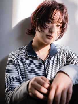 ヘアークラフト(Hair Craft) 柔らかいカール×ショートウルフカット【岡山】似合わせパーマ