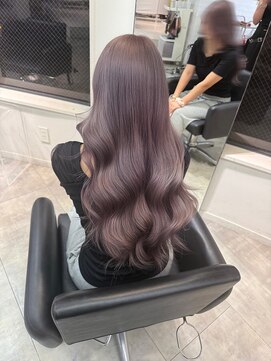 リンドトウキョウ ウメダ(LINDO TOKYO) ラベンダーグレージュ/ブリーチ2回～