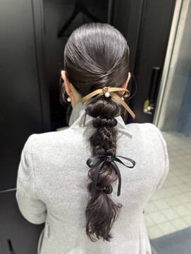 セブンスヘブン(SEVENTH HEAVEN) 韓国風タイト編み下ろし