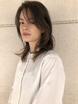 HAIR　SALON　録&nbsp;ハイライトカラーセミロング