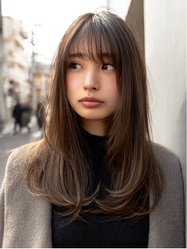 ダル 渋谷/表参道(DAL.) ハッシュカットバタフライカット顔回りカットカーテンバング