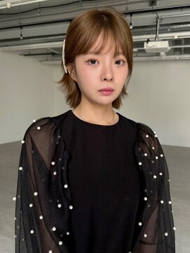 シティ(sity.) 天神 ボブ 顔まわりレイヤーカット ブリーチなしカラー