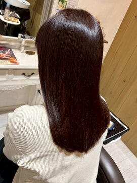 コルテ 倉敷西阿知店(CoRte.) 地毛風ストレート/上品ロングヘア/愛されヘア/うねり改善/モテ髪