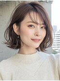 【ブルベ夏30代】透明感引き出す外ハネボブ