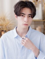 カバーヘア ブリス 戸田公園西口店(COVER HAIR bliss)&nbsp;センターパート黒髪サーフカールパーマ小顔カルマヘア20代30代a