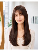 ビーアップヘアー(be:up hair)&nbsp;縮毛矯正×艶ブラウンロング