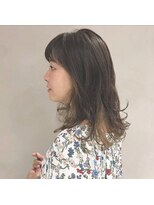 フェンヘアーアイス 中目黒(Fen.hair ici)&nbsp;ミディアムレイヤー　インナーカラー