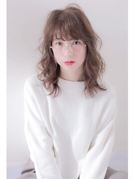 ジリッタ(JILI.TA) 【JILI.TA京都】小顔アッシュベージュくびれやわらかセミディ ♪