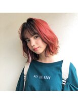 コイ(coii) ☆ピンクレッドのインナーカラー☆