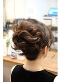 アレンジカールアップ。