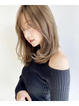 フォンズ(FONS) ミルクティーグレージュ ワンカールミディ 伸ばしかけにおすすめ