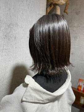 ジュジュル 稲毛本店(jujur) 透明感カラー/ロング/カーキグレージュ/大人かわいい【稲毛】