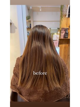 ループス 大倉山店(LOOPS) 【ノダンメージメニュー】ブラウンベージュ