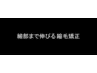 2.5h/細部まで伸びる★ヒト幹細胞-縮毛矯正＋Cut＋premiumアロマＴr/18500