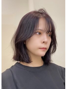 ノイズ エコル(Hair&Make NOISM ekolu ) かっこいい、黒髪ストレートボブ